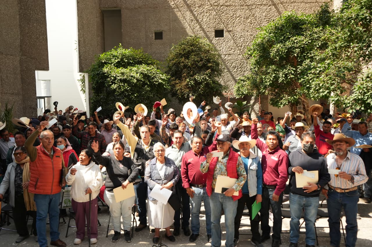 Con más de 2 millones de pesos fortalecen al campo hidalguense con múltiples entregas 