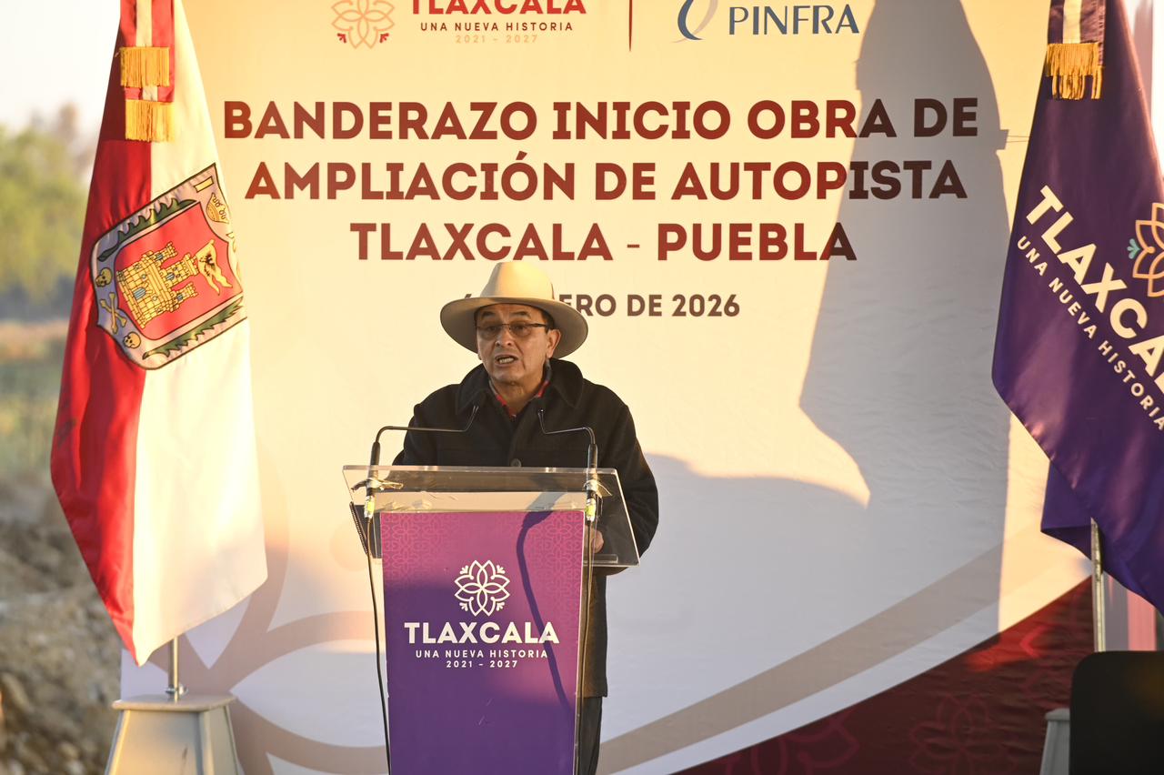 INICIA AMPLIACIÓN DE LA AUTOPISTA TLAXCALA–PUEBLA; IMPULSA MOVILIDAD, SEGURIDAD Y DESARROLLO REGIONAL