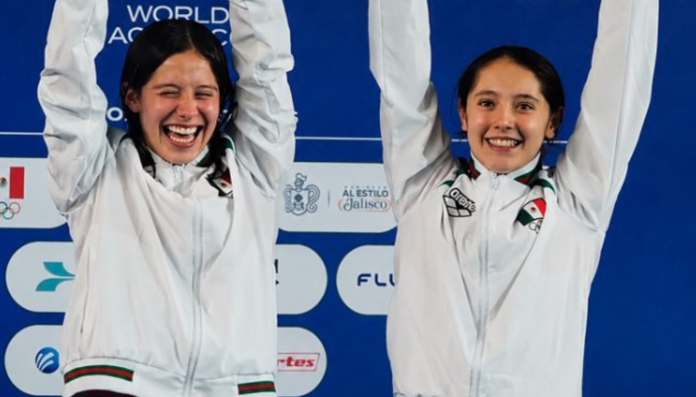 Mexicanas conquistan plata mundial en clavados y mantienen a México entre los líderes