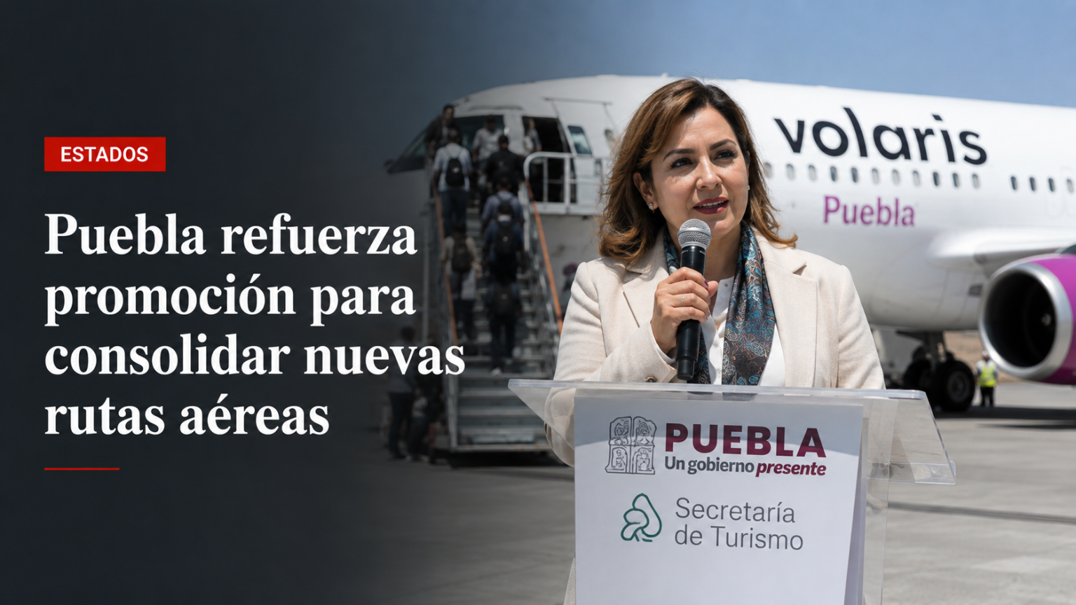 Puebla refuerza promoción para consolidar nuevas rutas aéreas