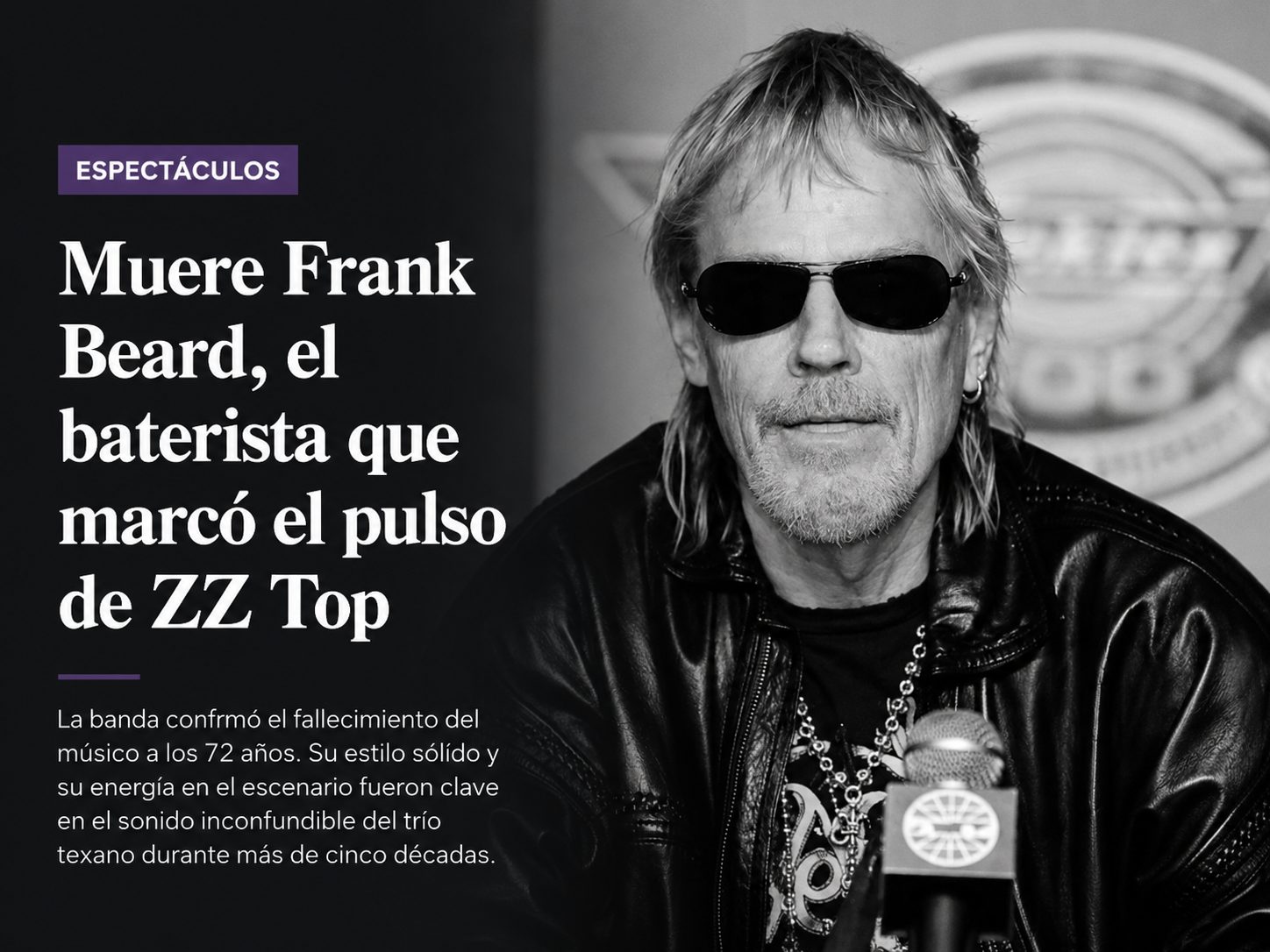 Muere Frank Beard, el baterista que marcó el pulso de ZZ Top