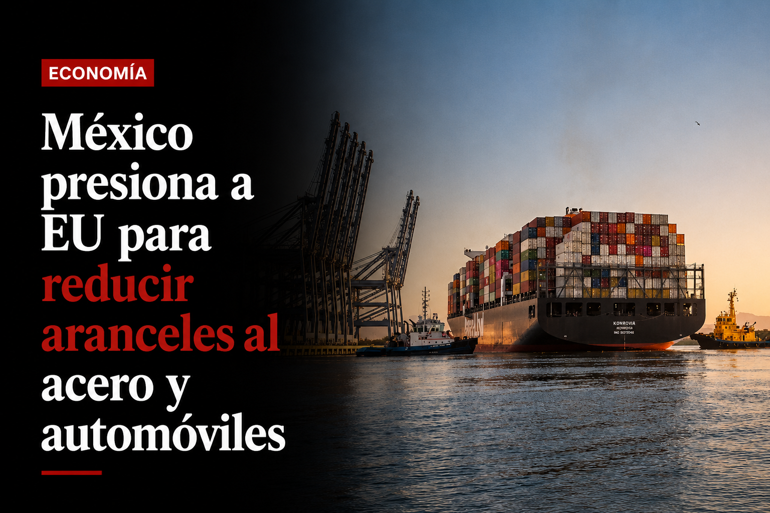México presiona a EU para reducir aranceles al acero y automóviles