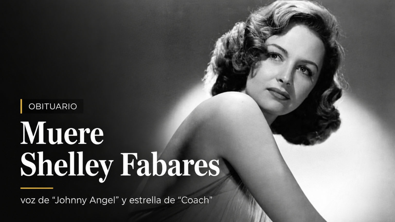 Muere Shelley Fabares, voz de “Johnny Angel” y estrella de “Coach”