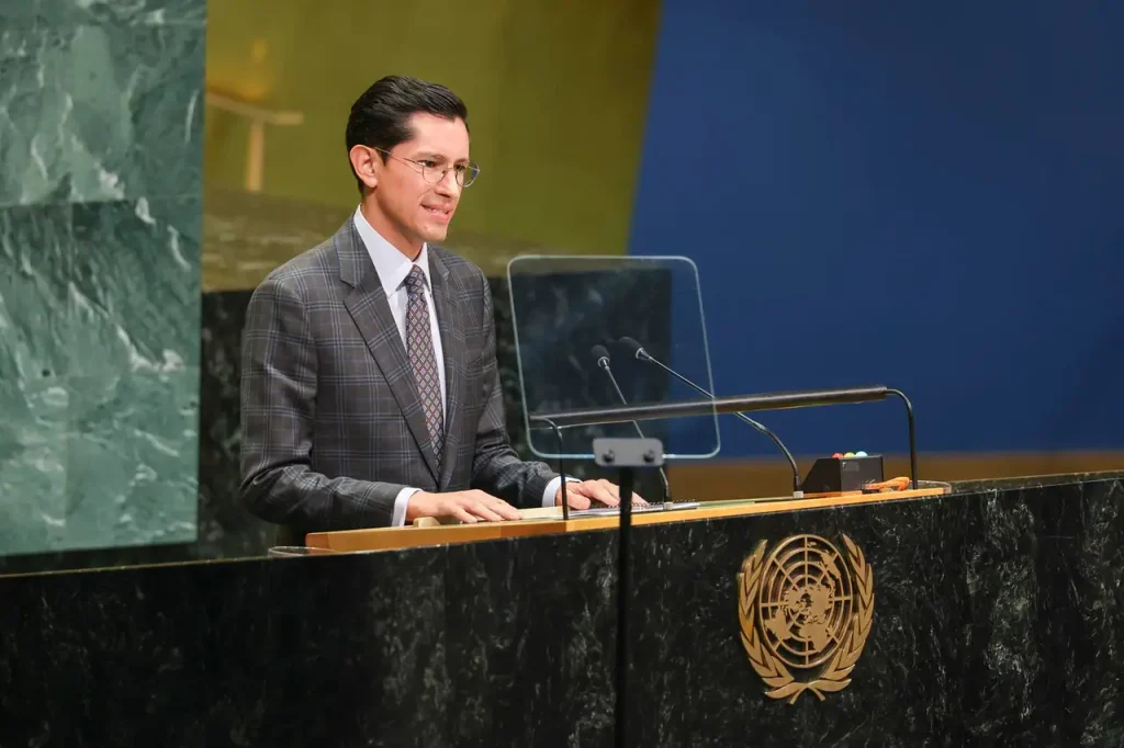México presume ante la ONU caída de 51% en homicidios y pide una mujer al frente del organismo