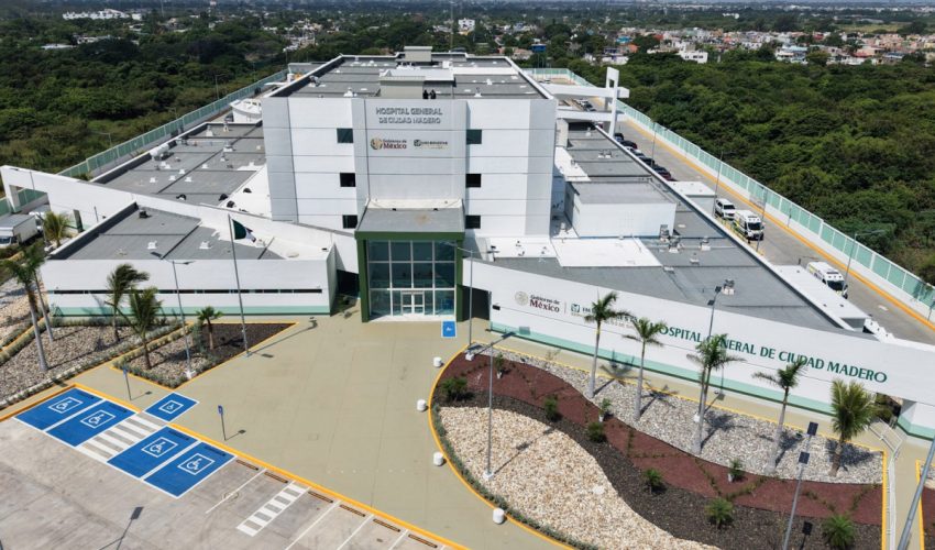 Ciudad Madero estrena hospital con 179 camas para ampliar la atención gratuita